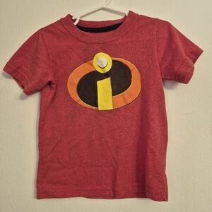 Incredibles Tshirt Girls Boys 2T Red Yellow Black Jack Jack Dash Violet Shirt